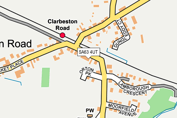 SA63 4UT map - OS OpenMap – Local (Ordnance Survey)