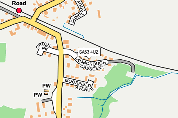 SA63 4UZ map - OS OpenMap – Local (Ordnance Survey)