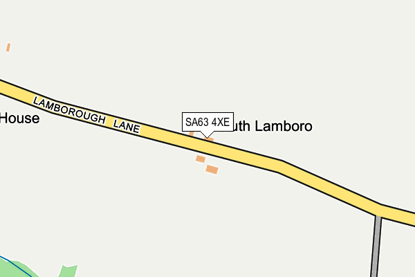 SA63 4XE map - OS OpenMap – Local (Ordnance Survey)