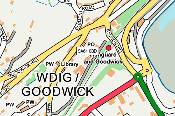 Map of GOODWICK MOTOR SERVICES LTD. at local scale