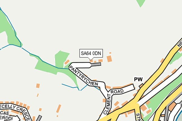 SA64 0DN map - OS OpenMap – Local (Ordnance Survey)