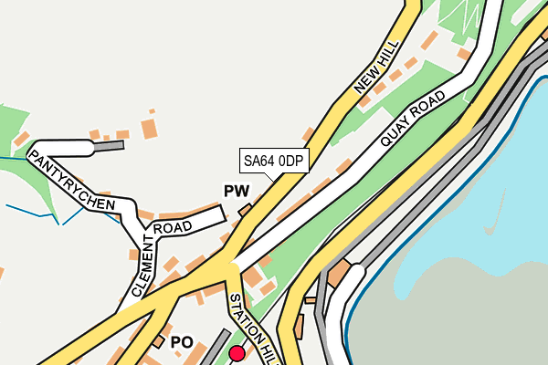 SA64 0DP map - OS OpenMap – Local (Ordnance Survey)