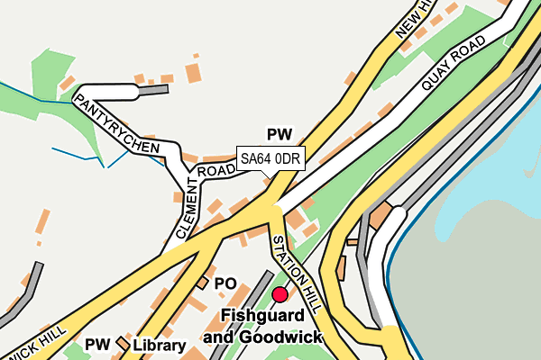 SA64 0DR map - OS OpenMap – Local (Ordnance Survey)