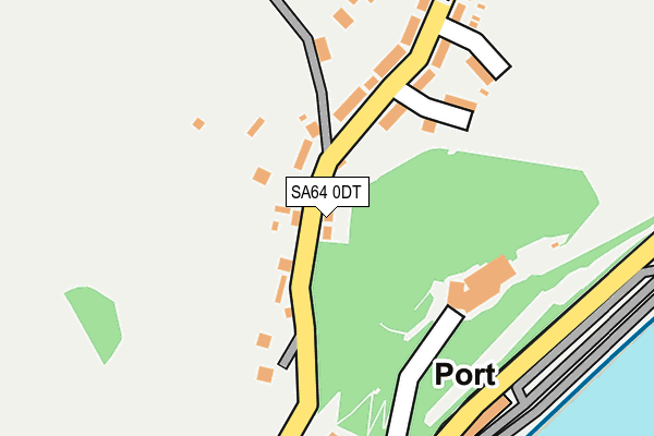 SA64 0DT map - OS OpenMap – Local (Ordnance Survey)