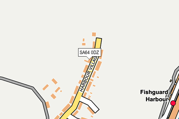 SA64 0DZ map - OS OpenMap – Local (Ordnance Survey)
