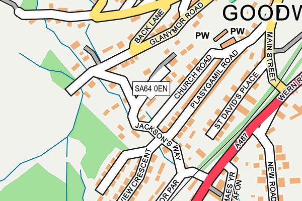 SA64 0EN map - OS OpenMap – Local (Ordnance Survey)