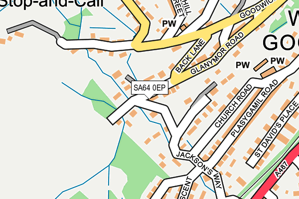 SA64 0EP map - OS OpenMap – Local (Ordnance Survey)