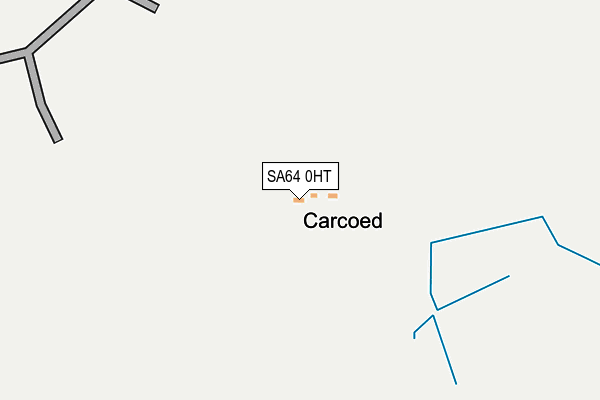 SA64 0HT map - OS OpenMap – Local (Ordnance Survey)