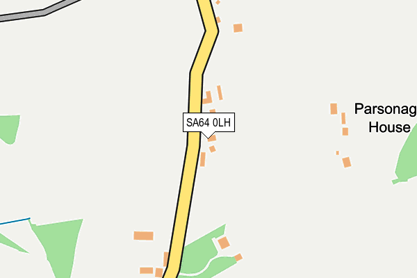 SA64 0LH map - OS OpenMap – Local (Ordnance Survey)
