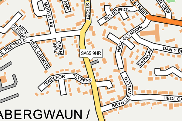 SA65 9HR map - OS OpenMap – Local (Ordnance Survey)