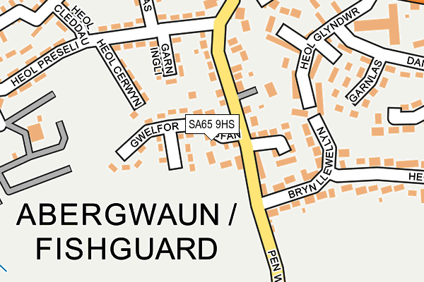 SA65 9HS map - OS OpenMap – Local (Ordnance Survey)