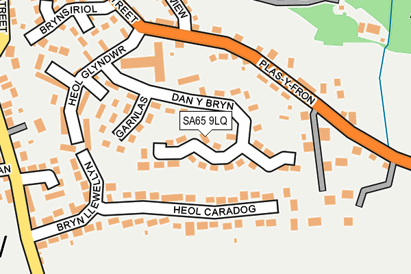 SA65 9LQ map - OS OpenMap – Local (Ordnance Survey)