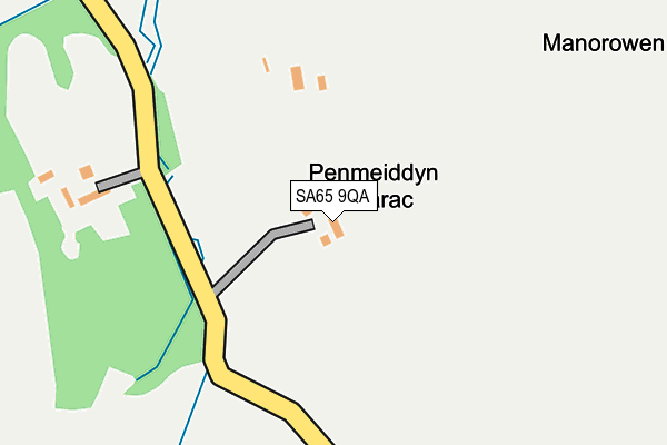 SA65 9QA map - OS OpenMap – Local (Ordnance Survey)