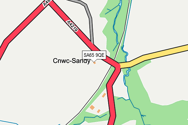 SA65 9QE map - OS OpenMap – Local (Ordnance Survey)