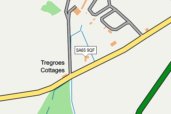 SA65 9QF map - OS OpenMap – Local (Ordnance Survey)