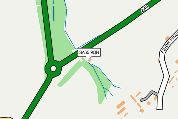 SA65 9QH map - OS OpenMap – Local (Ordnance Survey)