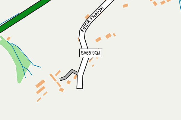 SA65 9QJ map - OS OpenMap – Local (Ordnance Survey)