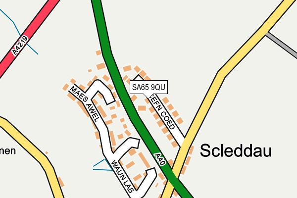 SA65 9QU map - OS OpenMap – Local (Ordnance Survey)