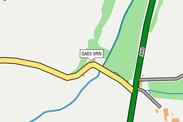 SA65 9RN map - OS OpenMap – Local (Ordnance Survey)