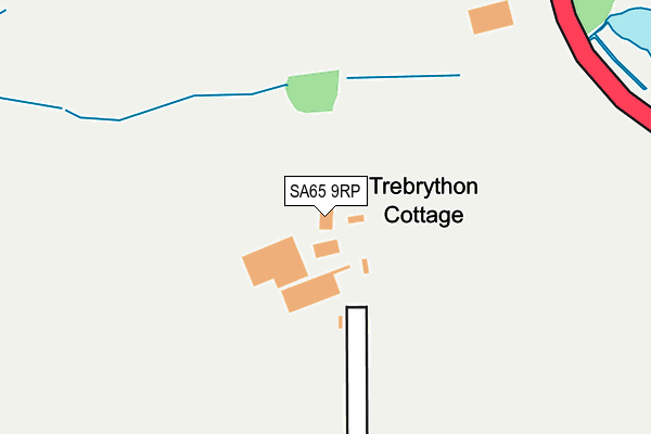 SA65 9RP map - OS OpenMap – Local (Ordnance Survey)