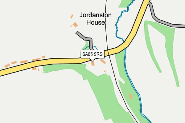 SA65 9RS map - OS OpenMap – Local (Ordnance Survey)