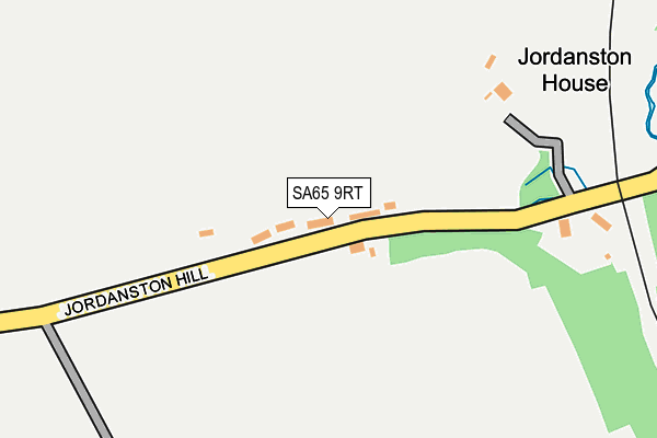 SA65 9RT map - OS OpenMap – Local (Ordnance Survey)