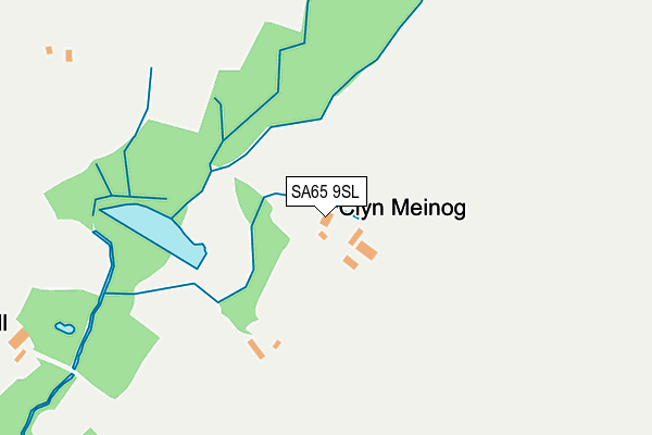 SA65 9SL map - OS OpenMap – Local (Ordnance Survey)
