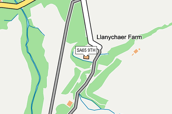 SA65 9TH map - OS OpenMap – Local (Ordnance Survey)