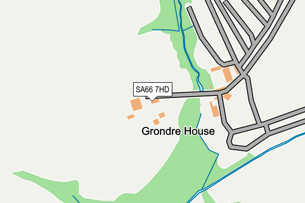 SA66 7HD map - OS OpenMap – Local (Ordnance Survey)