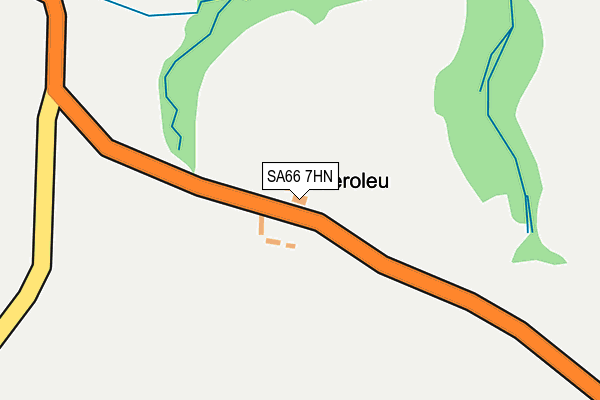 SA66 7HN map - OS OpenMap – Local (Ordnance Survey)