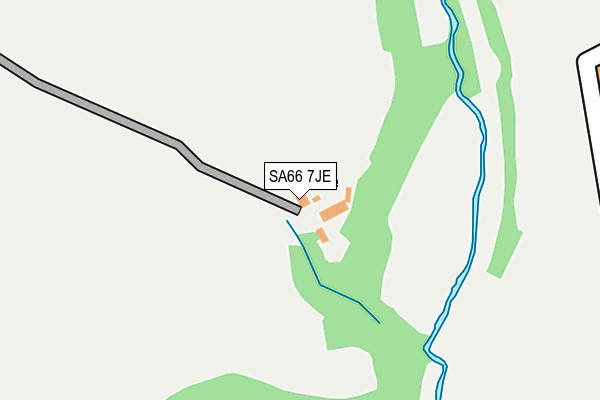 SA66 7JE map - OS OpenMap – Local (Ordnance Survey)