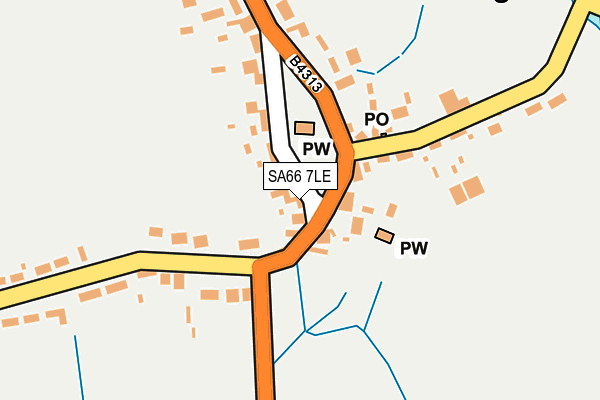 SA66 7LE map - OS OpenMap – Local (Ordnance Survey)