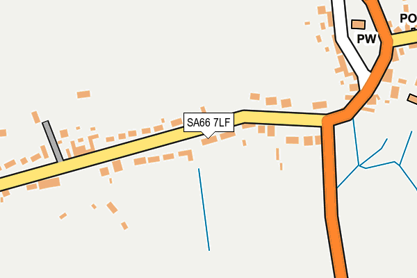 SA66 7LF map - OS OpenMap – Local (Ordnance Survey)