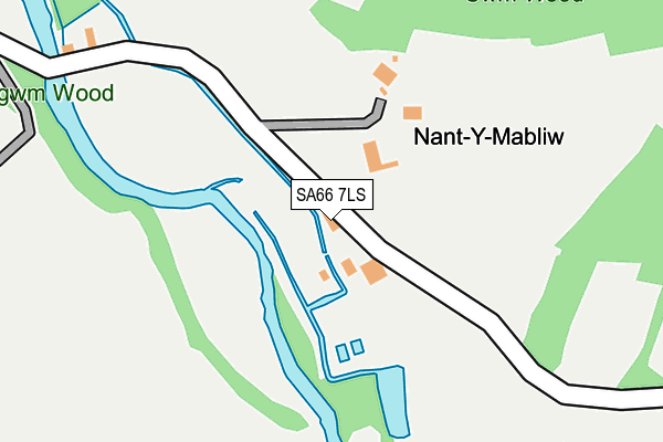 SA66 7LS map - OS OpenMap – Local (Ordnance Survey)