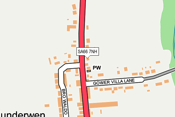 SA66 7NH map - OS OpenMap – Local (Ordnance Survey)