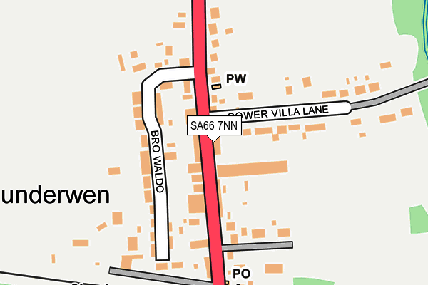 SA66 7NN map - OS OpenMap – Local (Ordnance Survey)