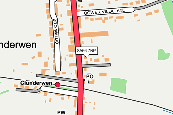 SA66 7NP map - OS OpenMap – Local (Ordnance Survey)