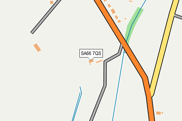 SA66 7QS map - OS OpenMap – Local (Ordnance Survey)