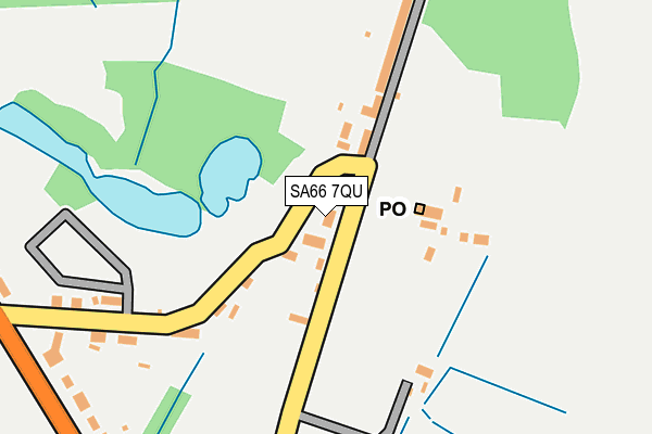 SA66 7QU map - OS OpenMap – Local (Ordnance Survey)