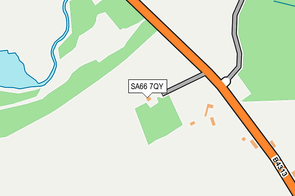 SA66 7QY map - OS OpenMap – Local (Ordnance Survey)