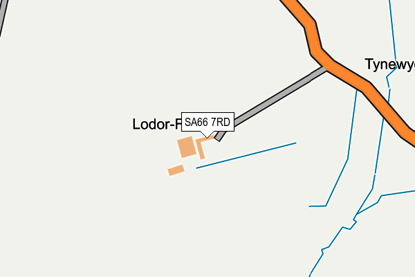 SA66 7RD map - OS OpenMap – Local (Ordnance Survey)