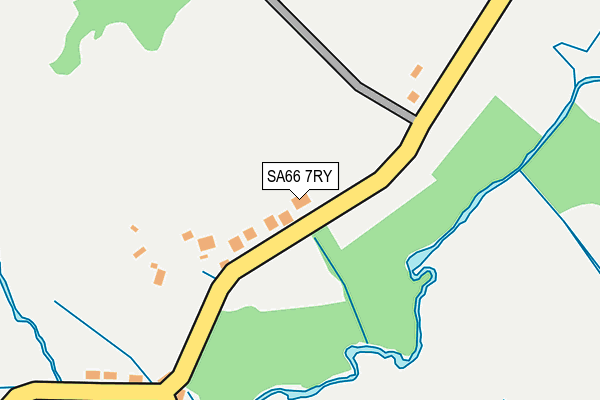 SA66 7RY map - OS OpenMap – Local (Ordnance Survey)