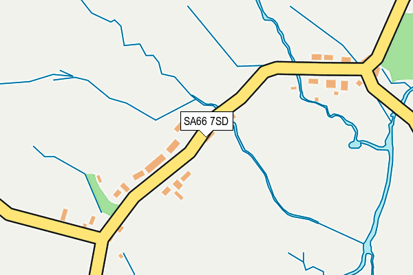 SA66 7SD map - OS OpenMap – Local (Ordnance Survey)
