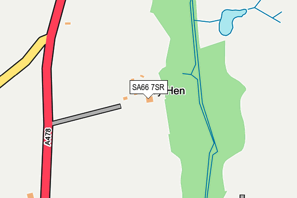 SA66 7SR map - OS OpenMap – Local (Ordnance Survey)