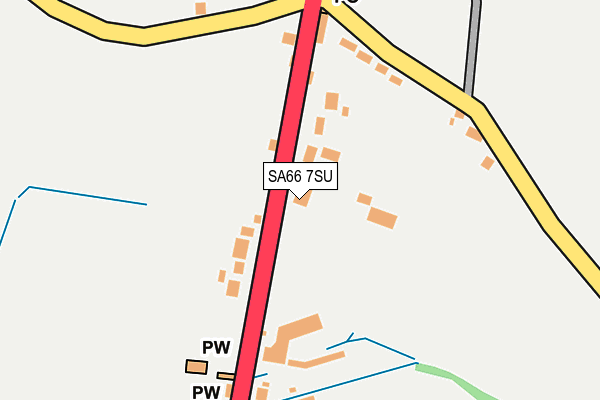 SA66 7SU map - OS OpenMap – Local (Ordnance Survey)