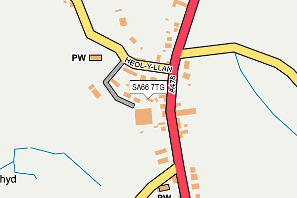 SA66 7TG map - OS OpenMap – Local (Ordnance Survey)
