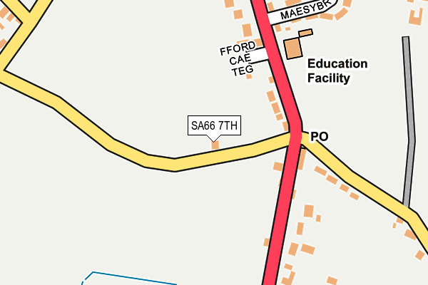 SA66 7TH map - OS OpenMap – Local (Ordnance Survey)