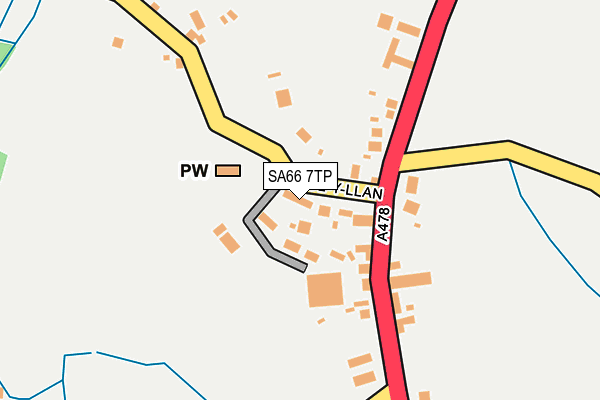 SA66 7TP map - OS OpenMap – Local (Ordnance Survey)