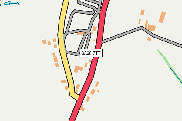 SA66 7TT map - OS OpenMap – Local (Ordnance Survey)