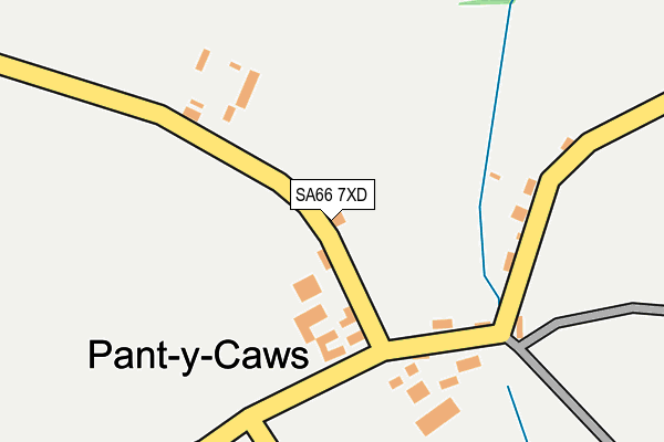 SA66 7XD map - OS OpenMap – Local (Ordnance Survey)